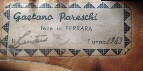 Gaetano Pareschi Label