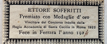 Ettore Soffritti Label