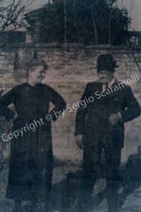 Ettore Soffritti con la moglie Giulia, 1925