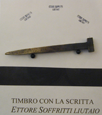 Ettore Soffritti - Timbro a fuoco