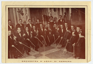 Anselmo Gotti con l'Orchestra