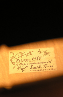 Anselmo Gotti Cello - Ferrara 1960