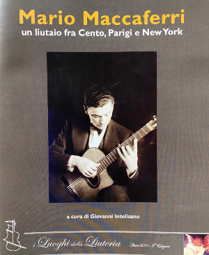 Foto di un suo violino costruito a Cento nel 1923