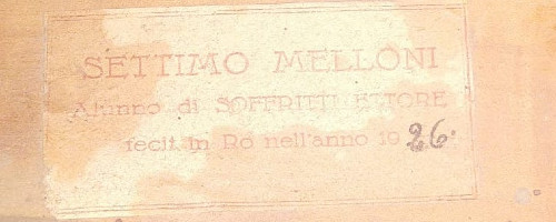 Firma Settimo Melloni