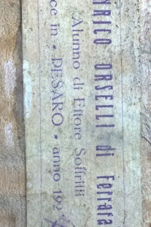 Enrico Orselli Violin