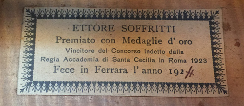 Cello Ettore Soffritti