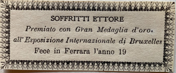 Ettore Soffritti Label