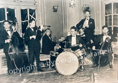 Silvio Soffritti col suo gruppo